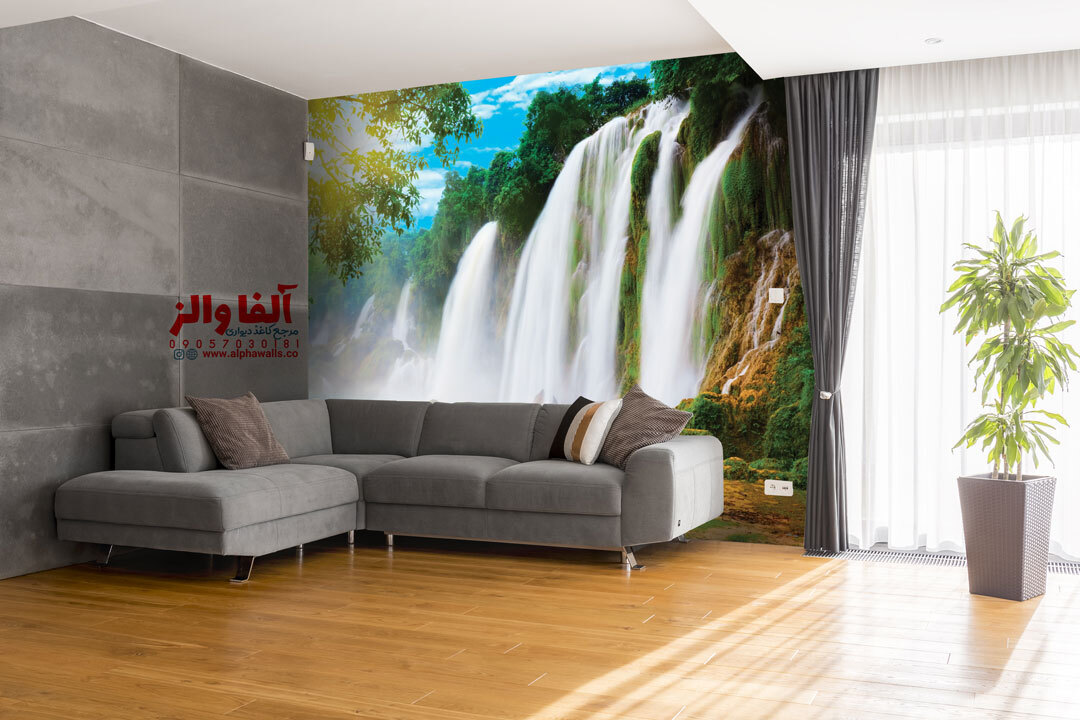  پوستر دیواری آبشار سه بعدی 