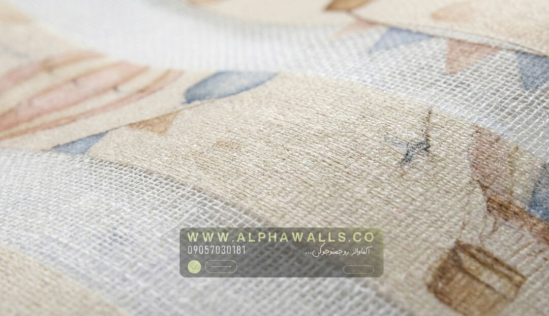  پرده زبرا اتاق کودک طرح بالن‌های پاستلی و آسمان رویایی 