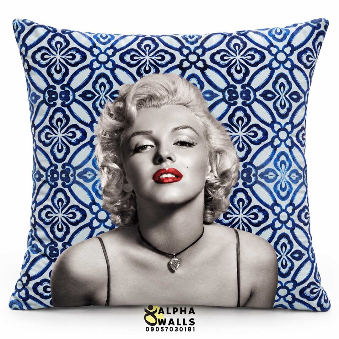  روکش کوسن مخمل طرح مرلین مونرو | Marilyn Monroe 