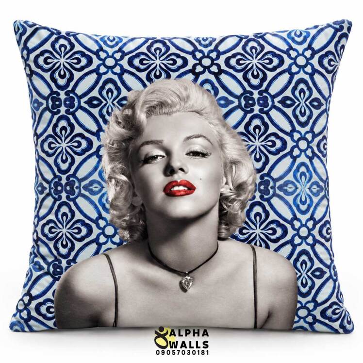 روکش کوسن مخمل طرح مرلین مونرو | Marilyn Monroe