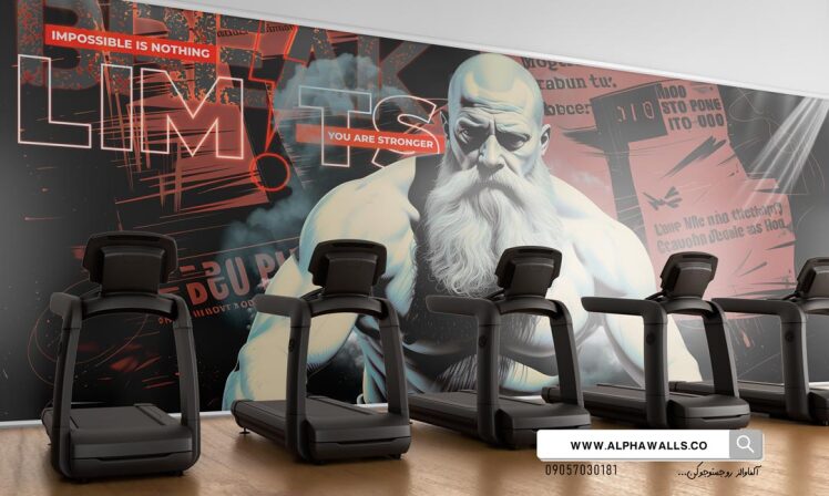 پوستر دیواری باشگاه ورزشی کد طرح gym 589700