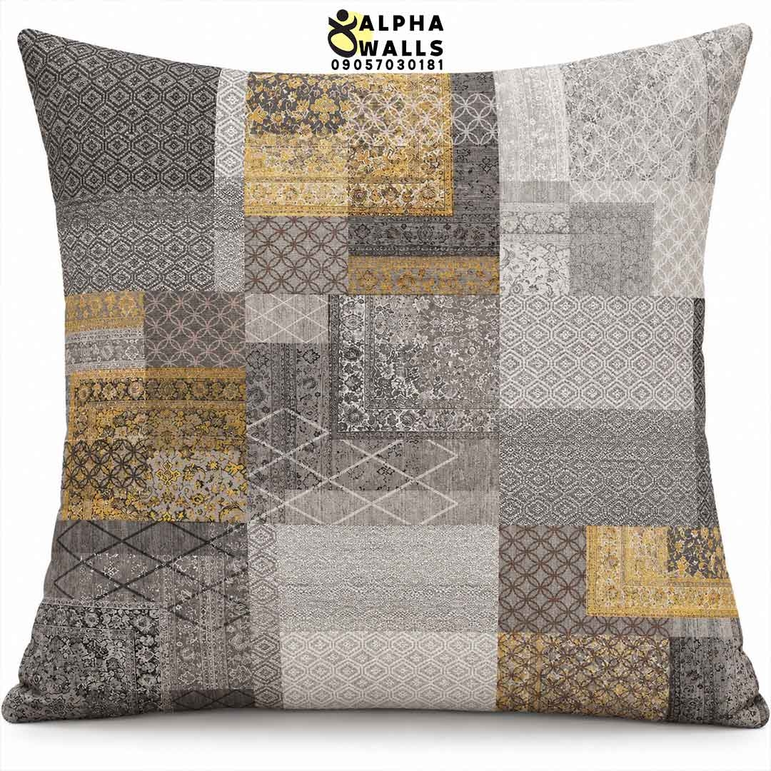  روکش کوسن مخمل طرح پچ ورک سنتی | Traditional Patchwork 