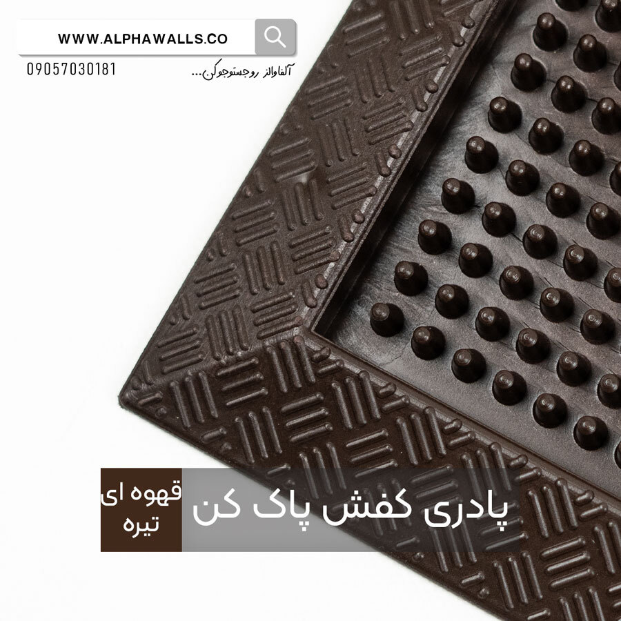  پادر کفش پاک کن طرح میخی قهوه ای 