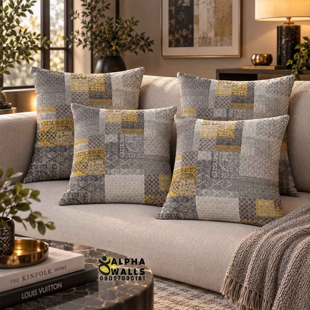 روکش کوسن مخمل طرح پچ ورک سنتی | Traditional Patchwork 
