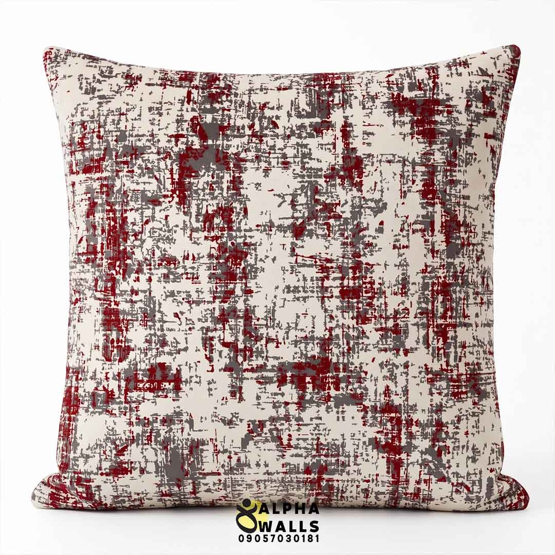  روکش کوسن مخمل طرح انتزاعی و فرسوده مدرن | Modern Distressed Abstract 