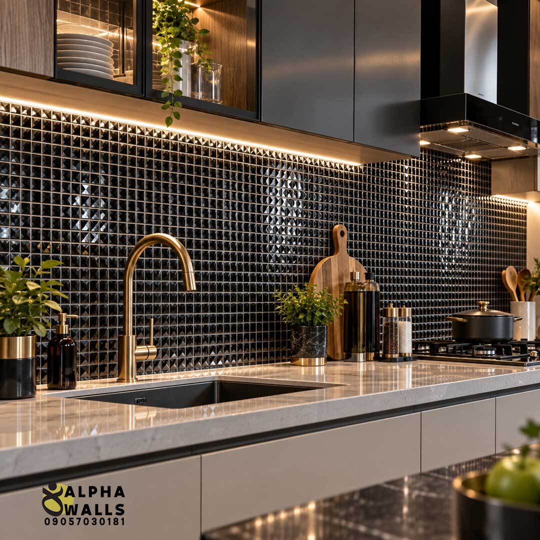  بین کابینتی مشکی 