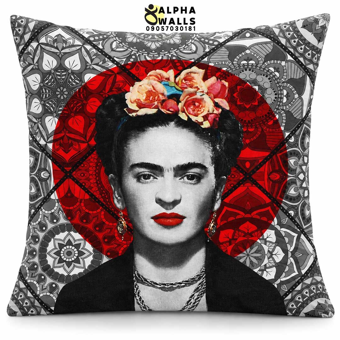  روکش کوسن مخمل طرح فریدا کالو | Frida Kahlo 
