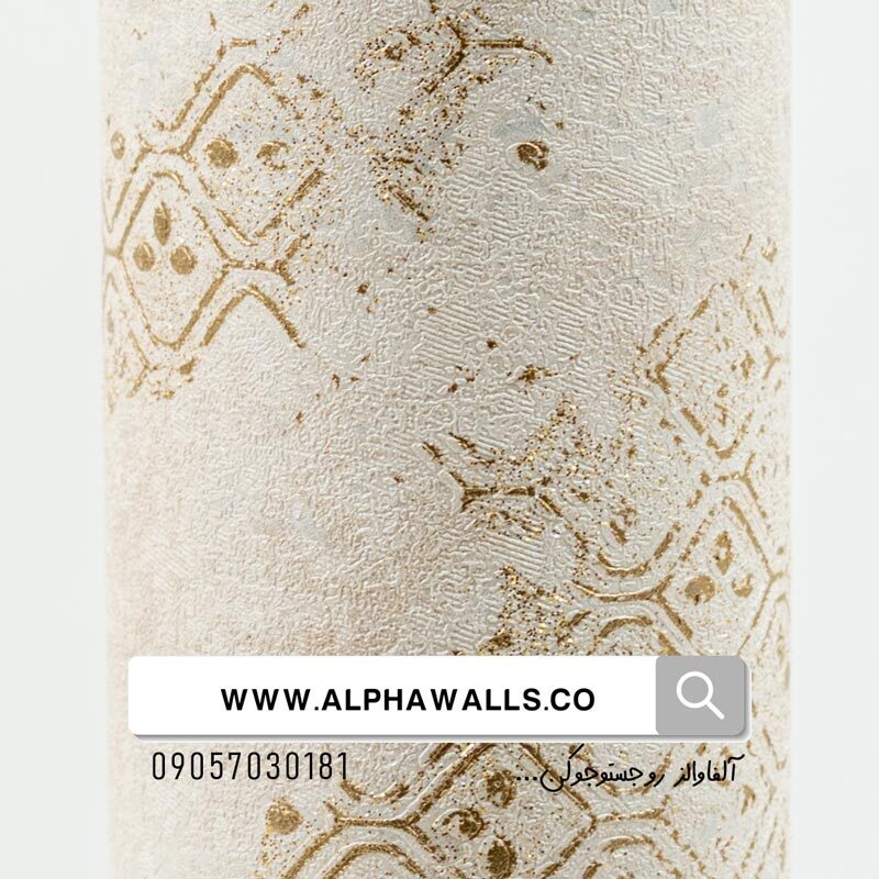  کاغذ دیواری کرم طلایی برای اتاق خواب 