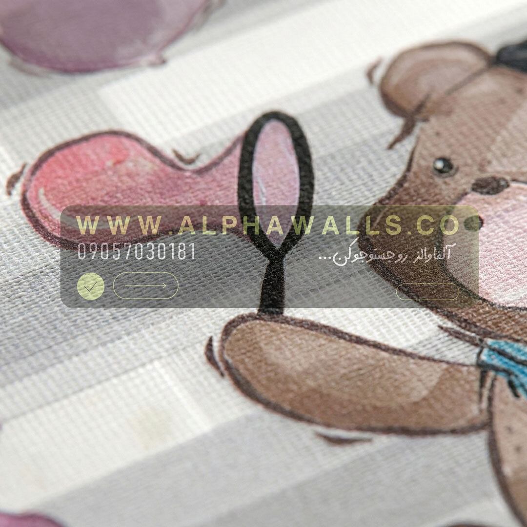  پرده زبرا کودک طرح خرس و خوک بامزه | Be Nice Today 