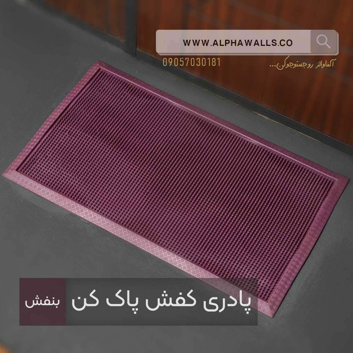  پادر کفش پاک کن طرح میخی بنفش 
