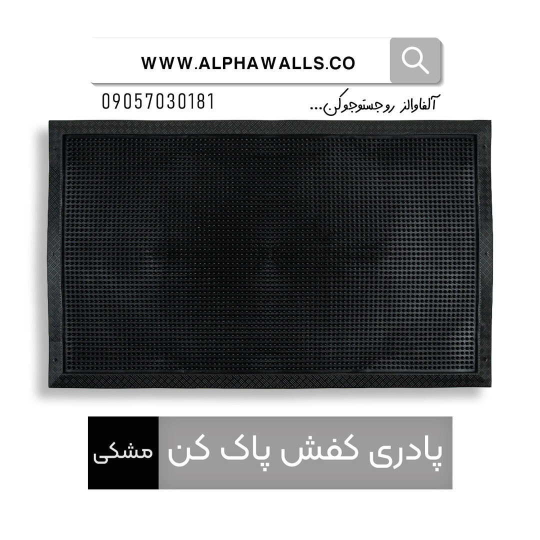  پادر کفش پاک کن طرح میخی مشکی 