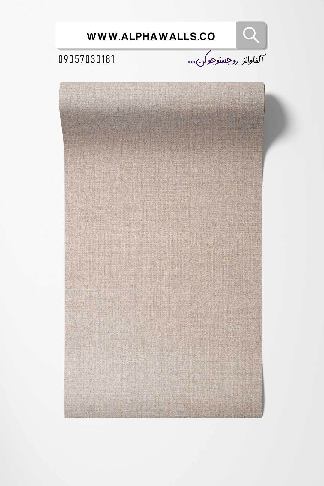  کاغذ دیواری نسکافه ای روشن بافت جودون 10162 