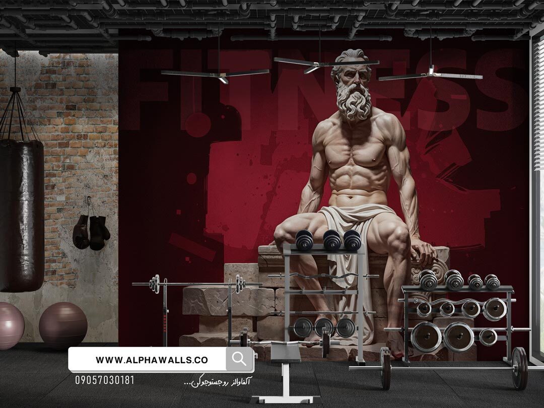  کاغذ دیواری باشگاه بدنسازی کدgym 589699 