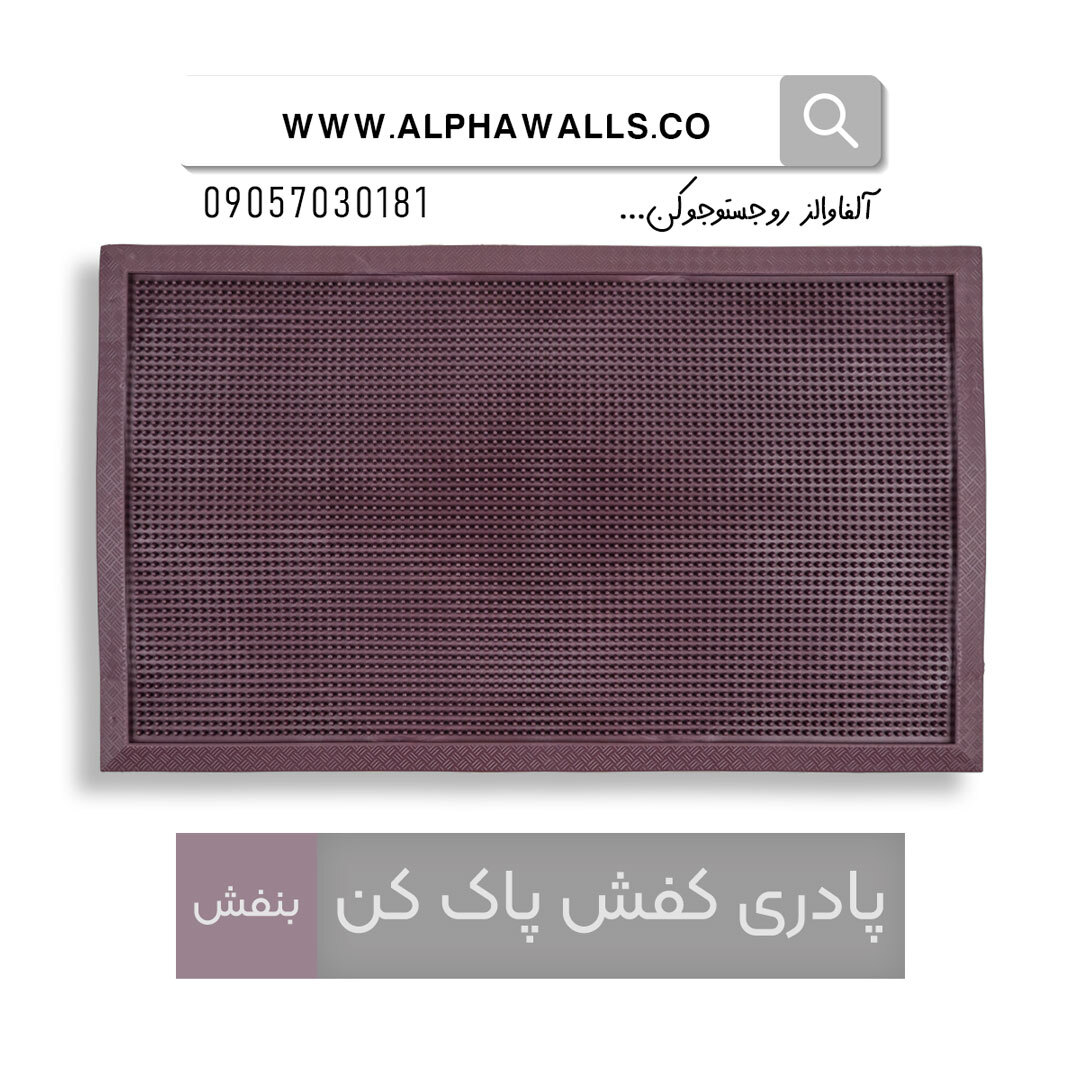  پادر کفش پاک کن طرح میخی بنفش 