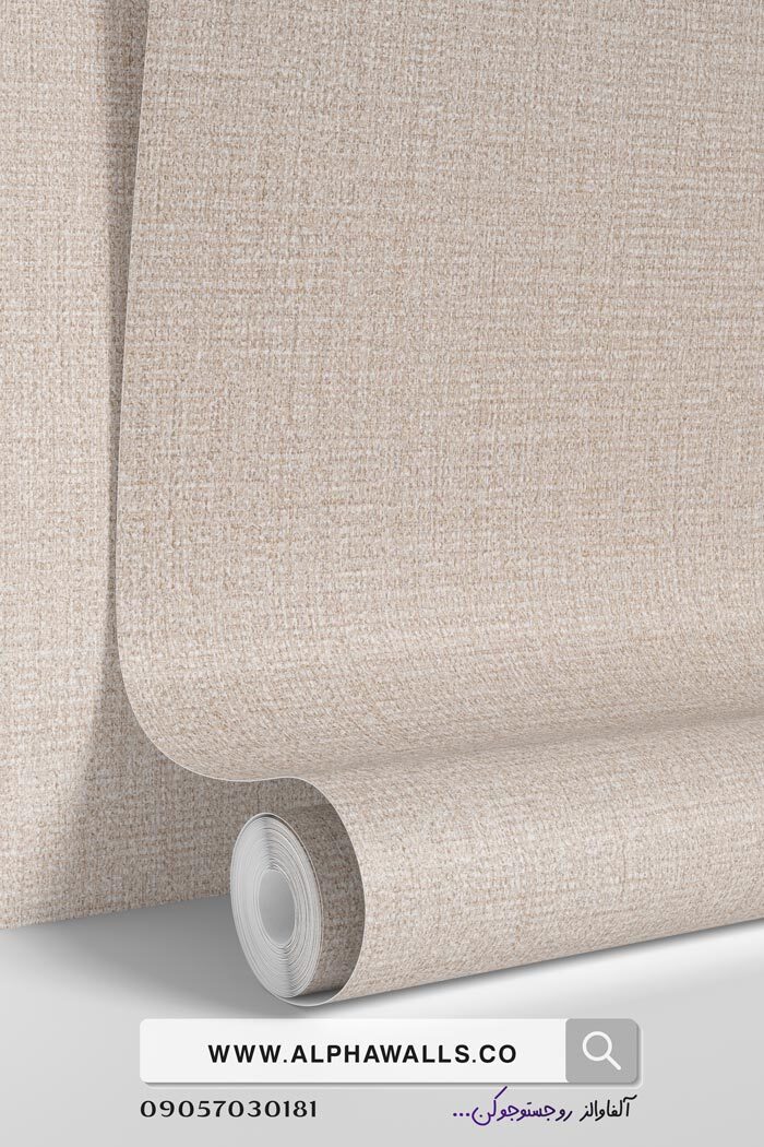  کاغذ دیواری نسکافه ای روشن بافت جودون 10162 