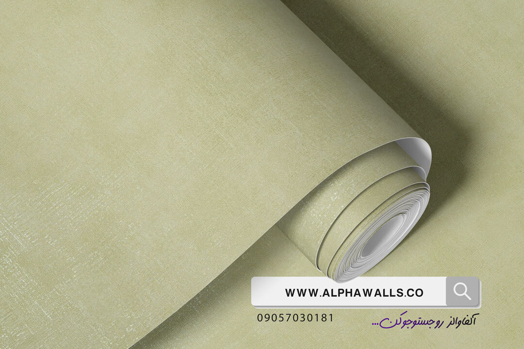  کاغذ دیواری سبز ماچا کد 80022 