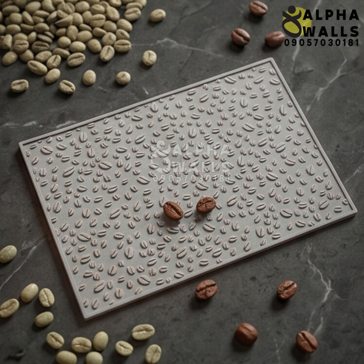 مت بار سیلیکونی طرح دانه قهوه سایز 30×40 سانتی‌متر
