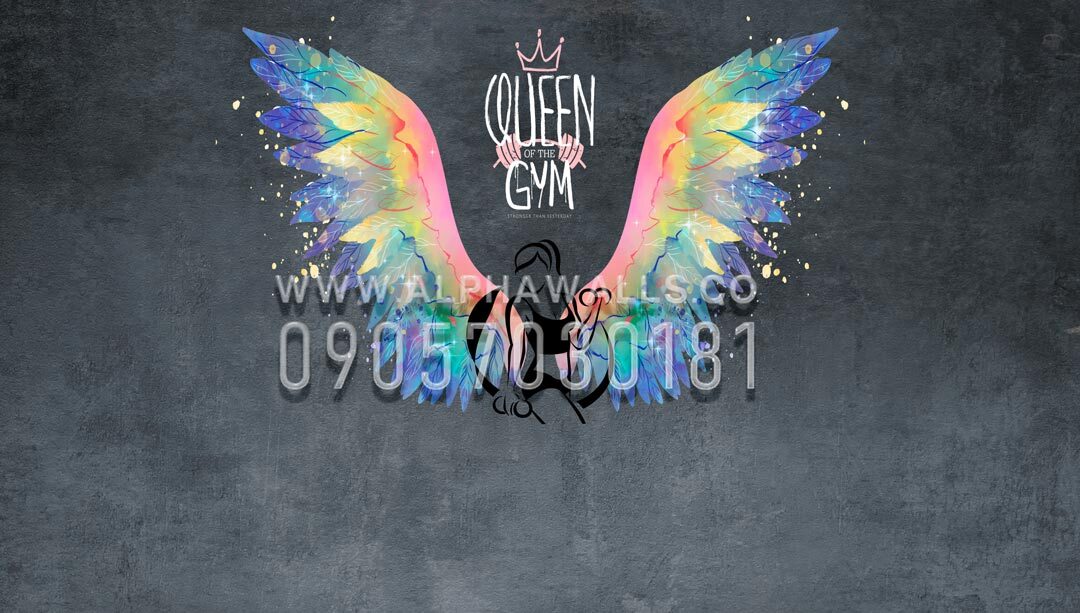  کاغذ دیواری gym زنانه 