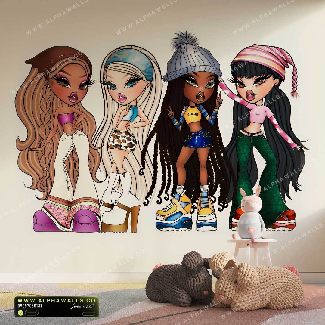 پوستر دیواری دختران بارتز Bratz