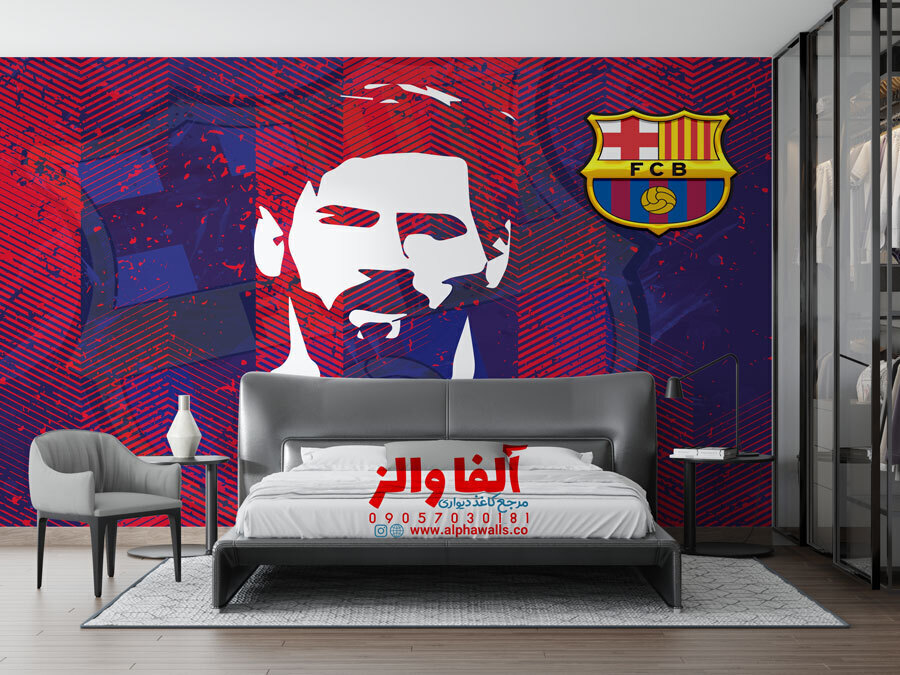  پوستر دیواری بارسلونا و مسی 